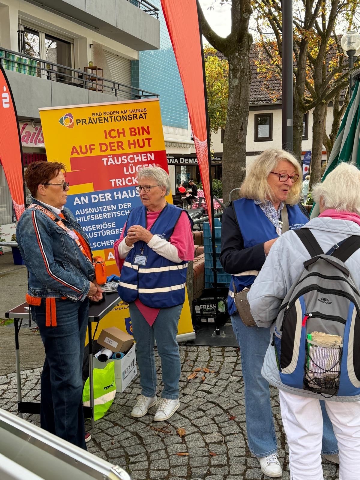 Infostand Einbruch