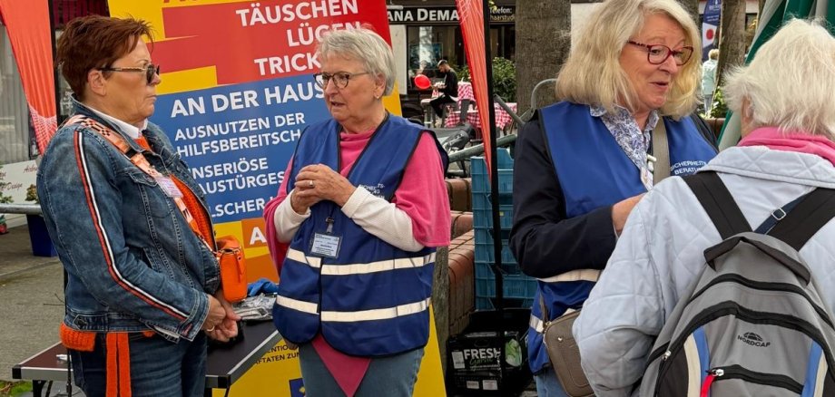 Infostand Einbruch