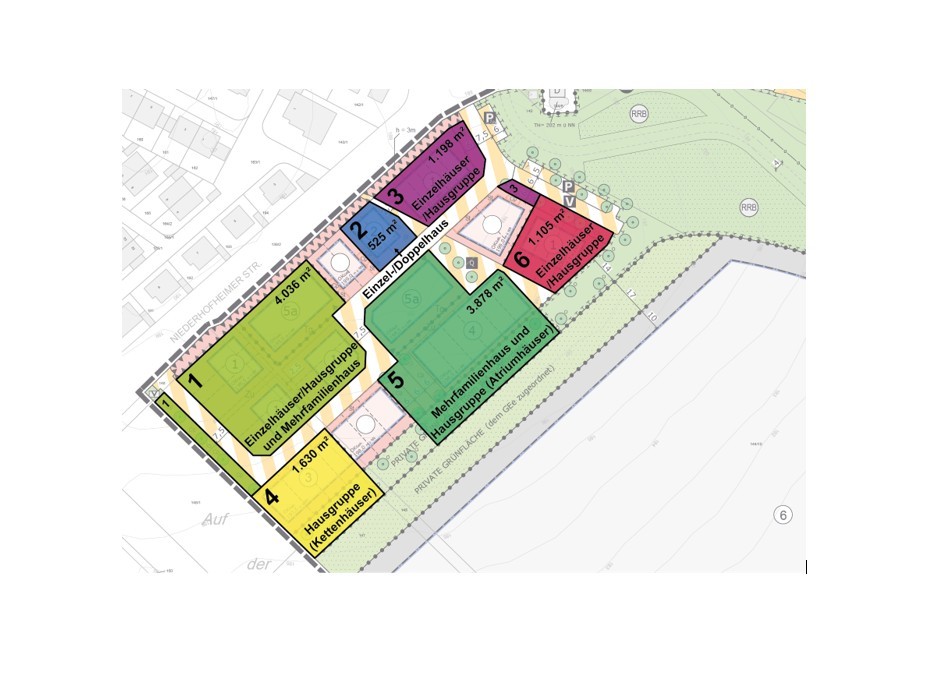 Wohngebiet Sinai II + III Plan des Wohngebiets Sinai II + III