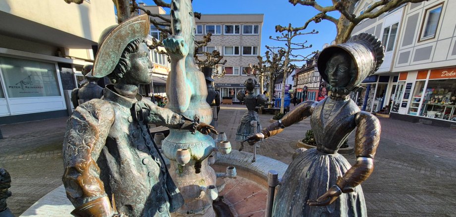 Kurgastbrunnen Zierbrunnen Kurgast