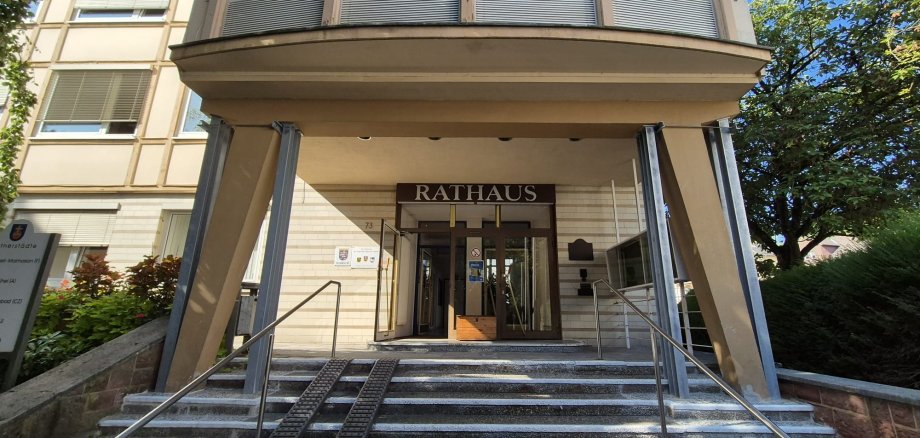 Rathaus Bad Soden am Taunus Fronteingang
