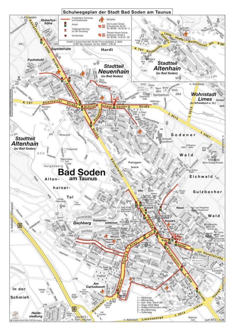 Schulwege Bad Soden 1 / 06.2016 Schulwege Bad Soden 1 / 06.2016