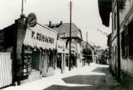 Die Adlerstraße in Bad Soden am Taunus im Jahre 1951