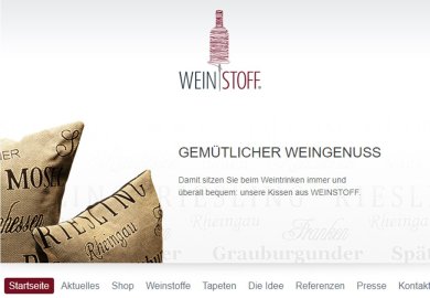 Weinstoff Fairtrade Weinstoff Kissen