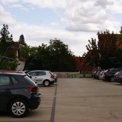 Das Parkdeck in der Enggasse