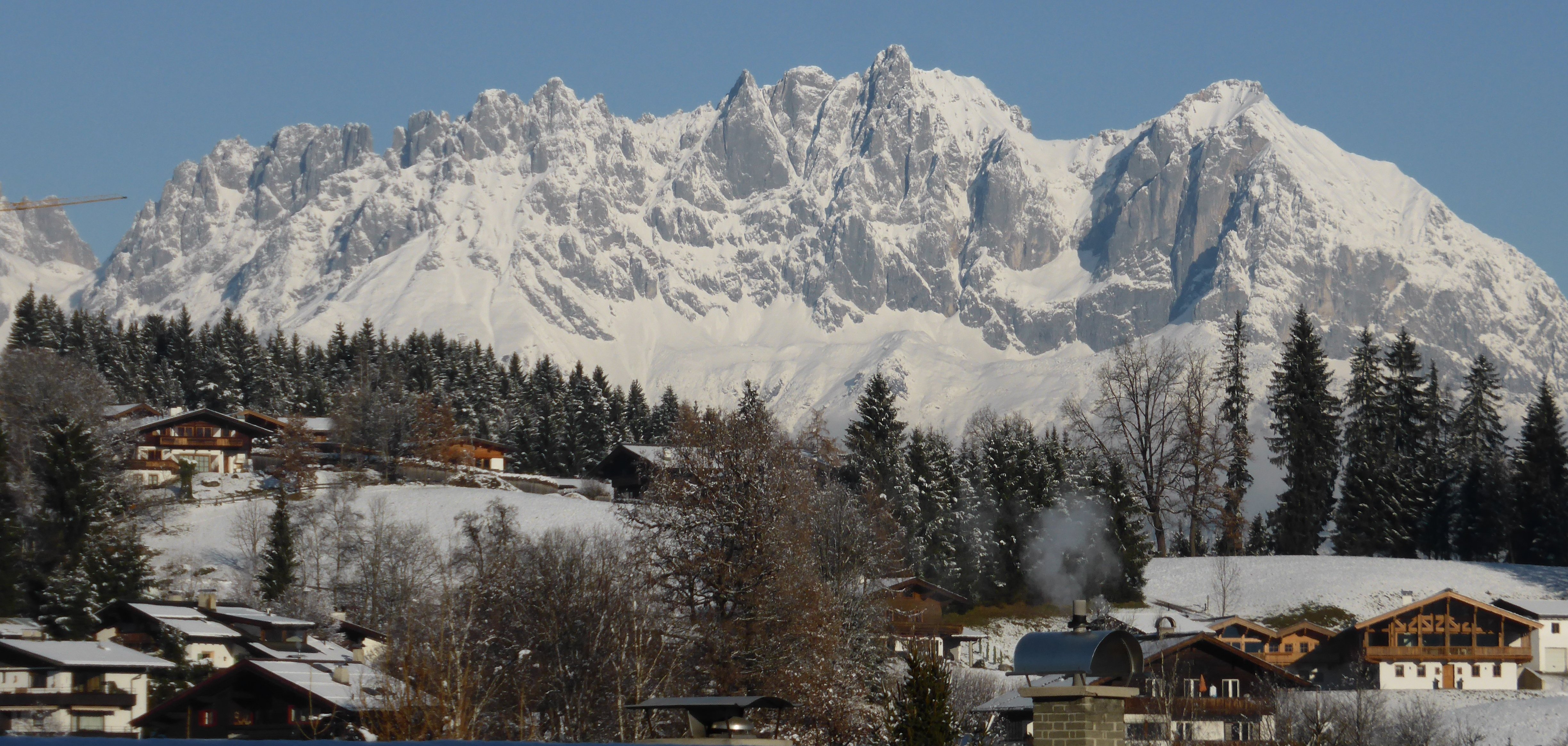 Die Berglandschaft bei der Bad Sodener Partnerstadt Kitzbühel