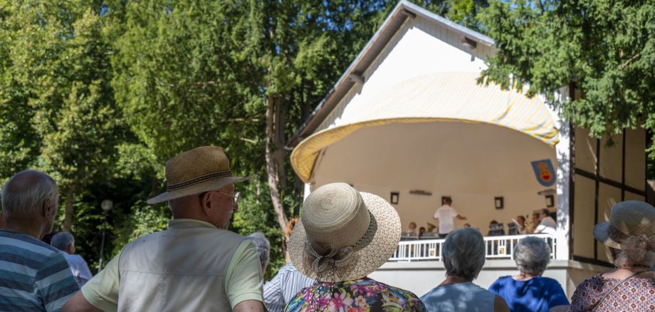 Schöne Atmosphäre im Alten Kurpark