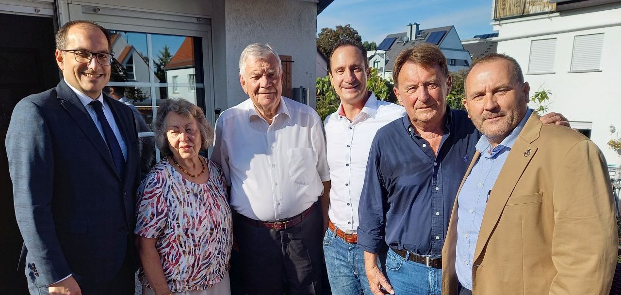 Helmut Witt Bad Sodens Stadtverordnetenvorsteher Helmut Witt und Gäste