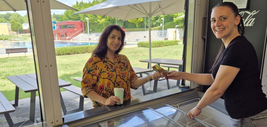 Foto zeigt Kiosk FreiBadSoden in Bad Soden am Taunus