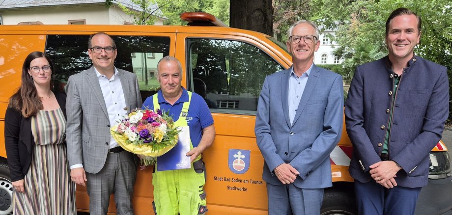 Osman Inci geehrt nach 25 Jahren im Öffentlichen Dienst