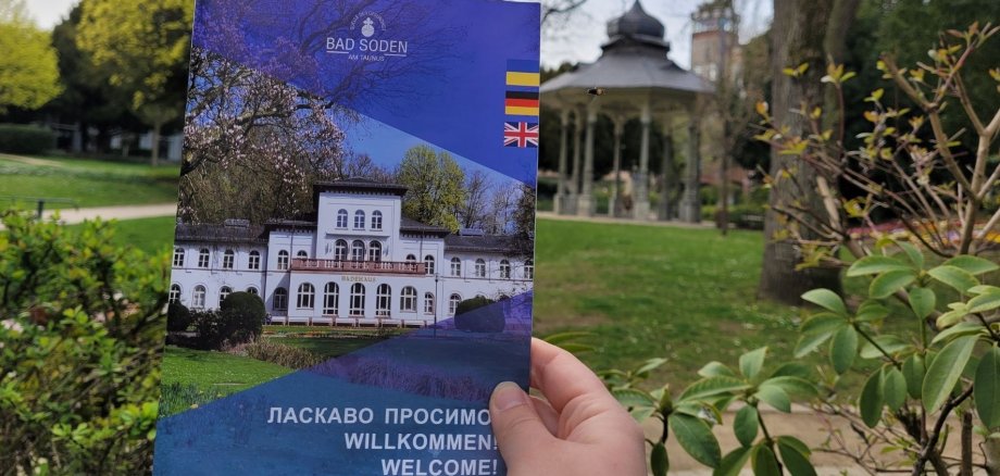 Broschüre in Bad Soden für Ukrainer