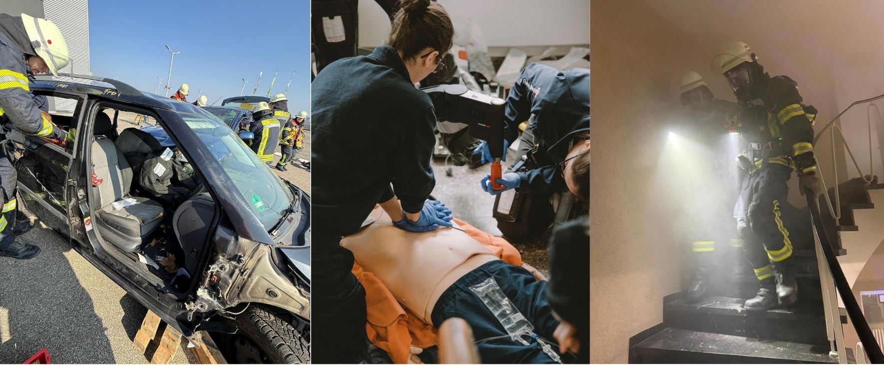 Feuerwehr übt verschiedene Einsätze