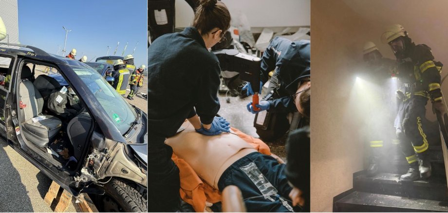 Feuerwehr übt verschiedene Einsätze