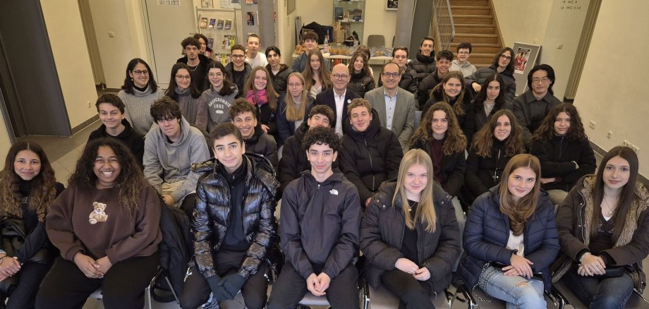 Besuch aus Rueil-Malmaison Schülergruppe aus der Partnerstadt