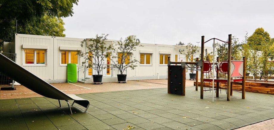 Das Außengelände der Kita Sonnengarten