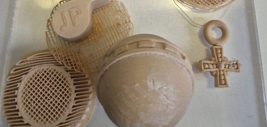 3D-Modell, hergestellt in der Stadtbücherei Bad Soden