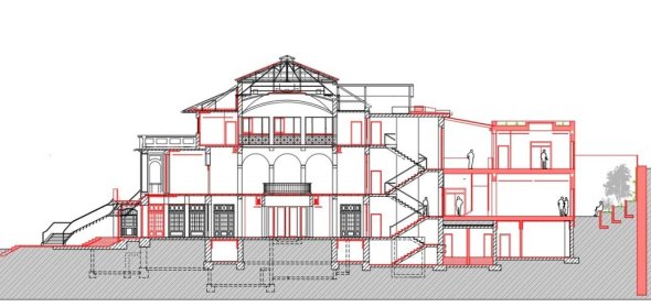 Medico-Palais: Schnitt