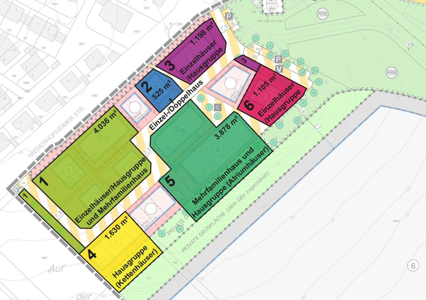 Sinai II + III Übersichtsplan Vergabelose Sinai II + III