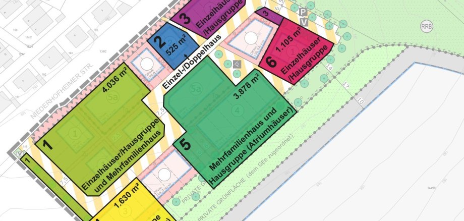 Übersichtsplan Vergabelose Sinai II + III