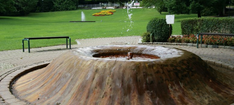 Der neue Sprudel im Alten Kurpark