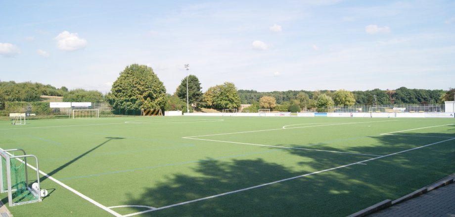 Der Fußballplatz in Neuenhain