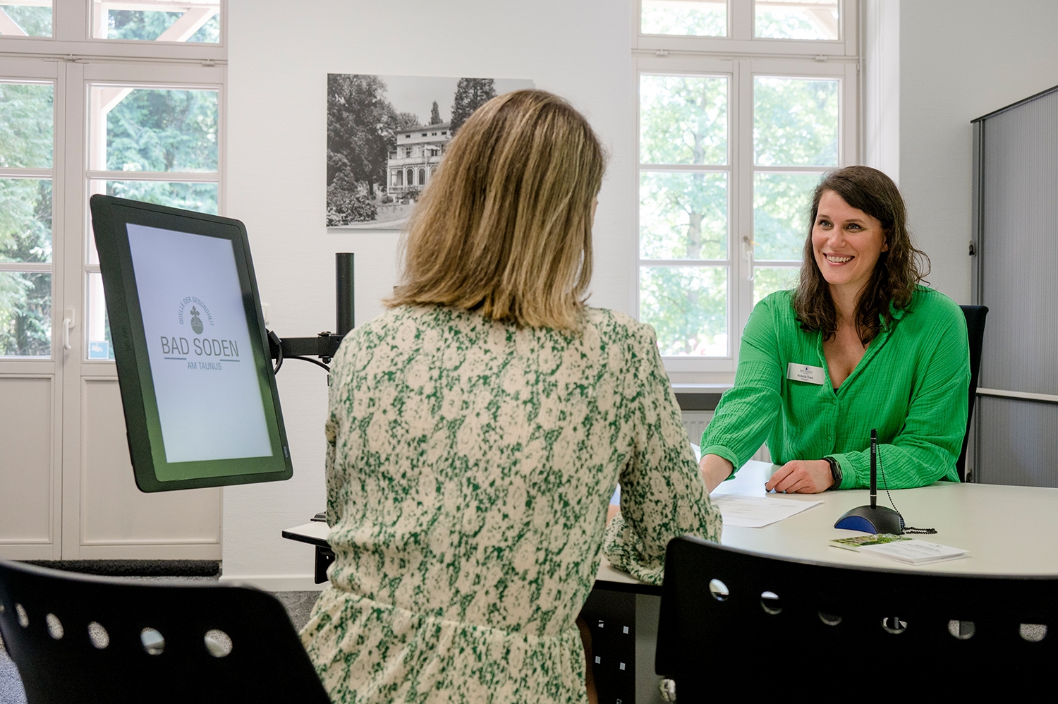 Mitarbeiterin im Bürgerbüro Bad Soden