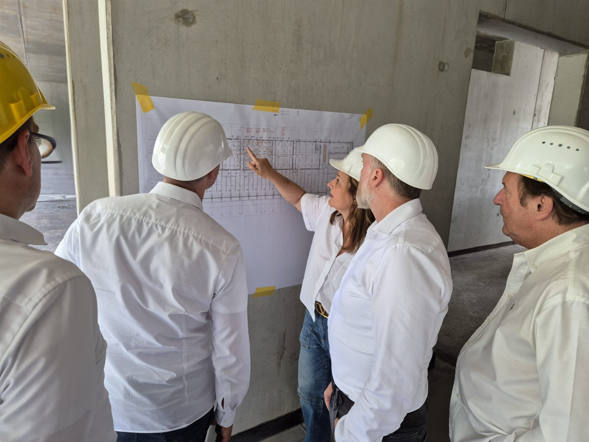 Feuerwache Rohbau Stand Juli 2025