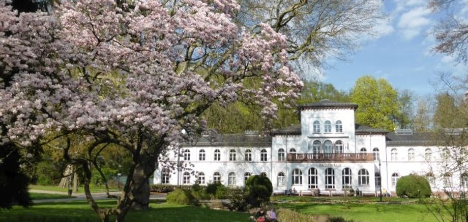 Das Badehaus im Alten Kurpark in Bad Soden am Taunus