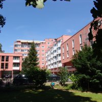 Das Aparthotel in Bad Soden von außen.