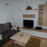 Das Wohnzimmer des Ferienhauses Kötting.