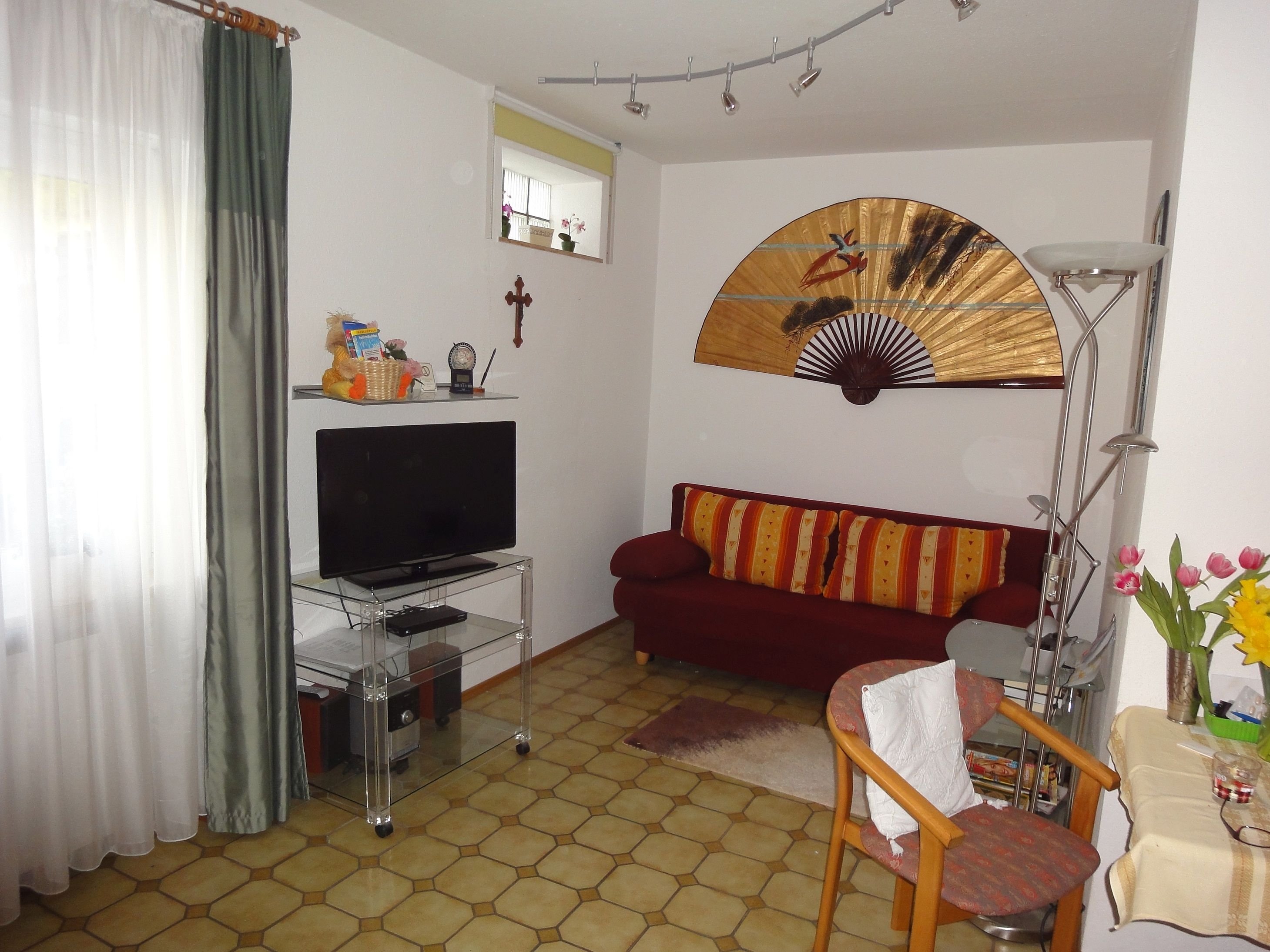 Das Wohnzimmer des Ferienhauses Rühle in Bad Soden.