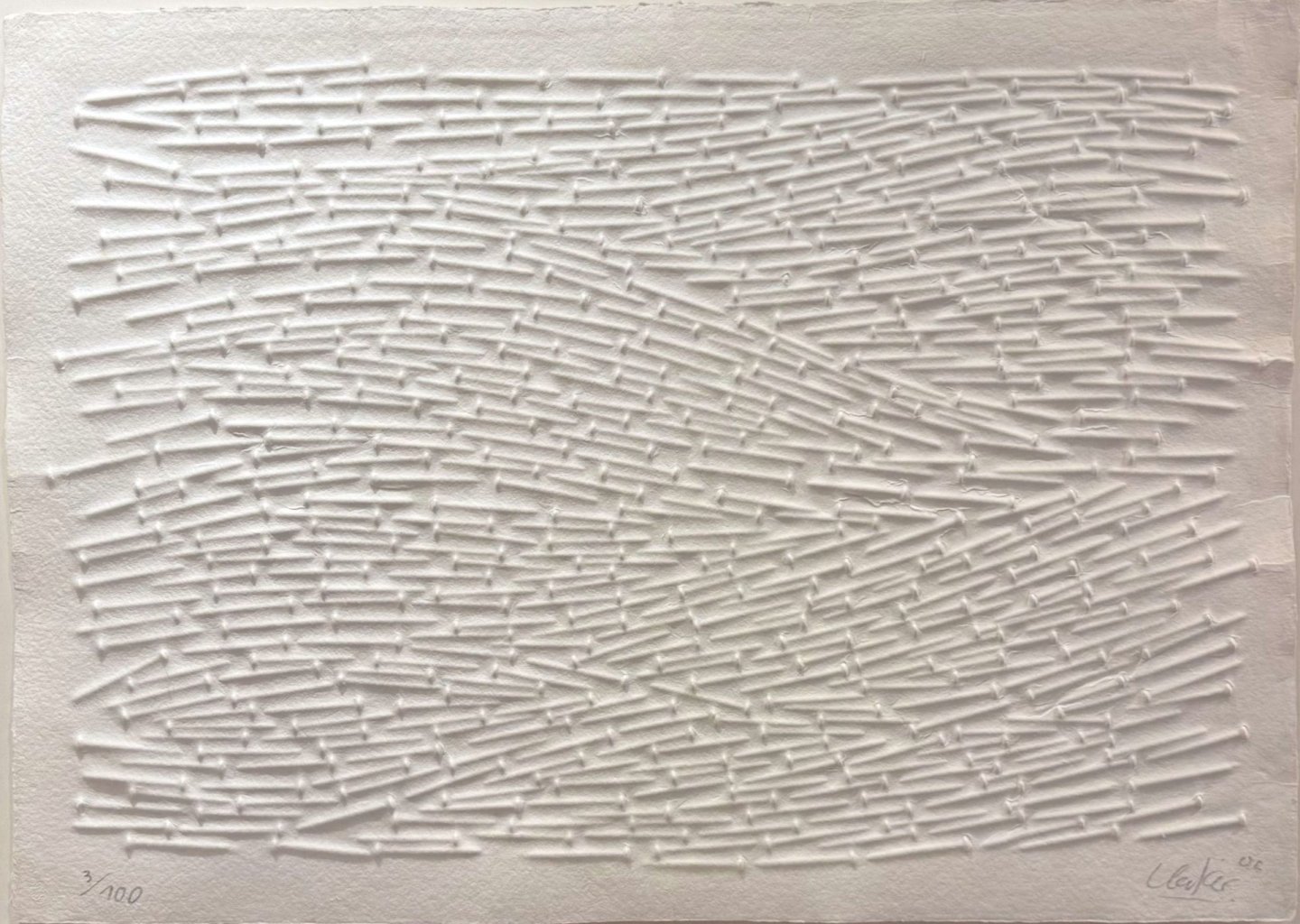 Günther Uecker - Fließend Günther Uecker - Fließend